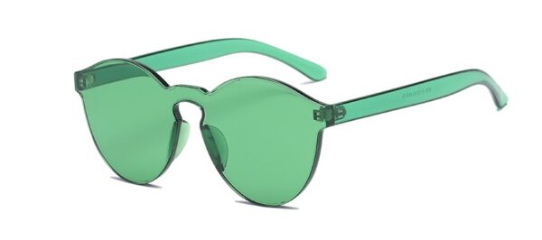 Therapy Color Festival Frameless Conjoined Jelly Transparent Sunglasses (12 colours) - Image 3