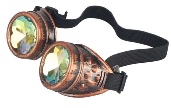 Kaleidoscope Steampunk Goggles Round Wind-proof - Image 4