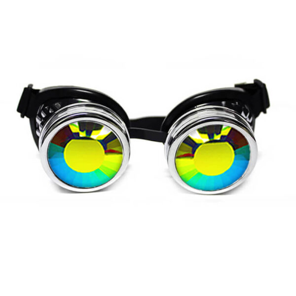 GloFX Chrome Kaleidoscope Goggles