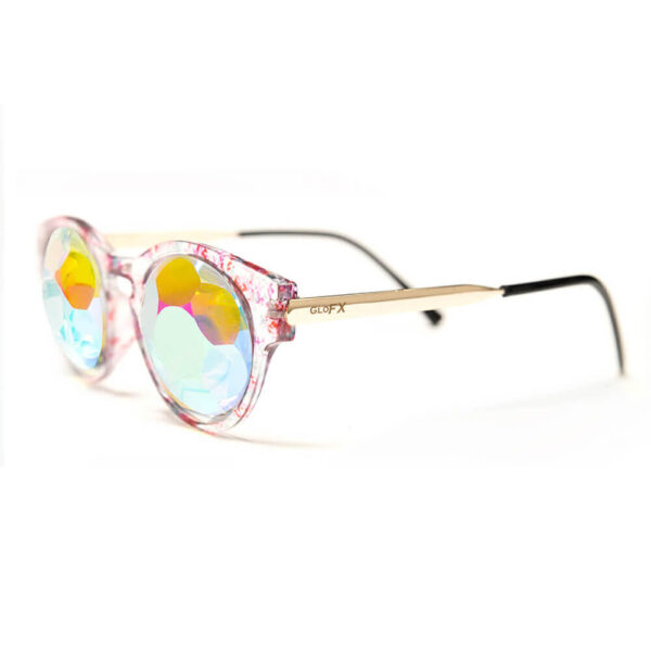 GloFX Floral Cat Eye Kaleidoscope Glasses - Image 2