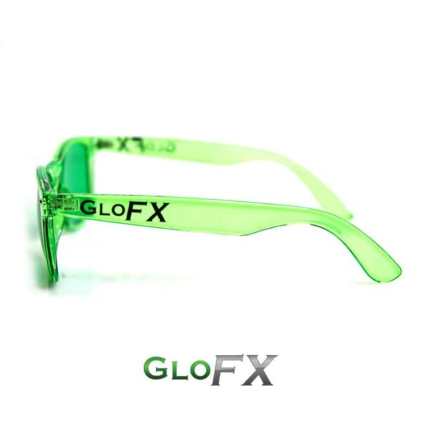 GloFX Color Infused Diffraction Glasses – Green - Image 5