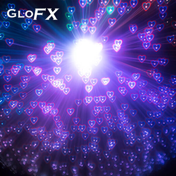 GloFX Heart Effect Diffraction Goggles – Black - Image 4