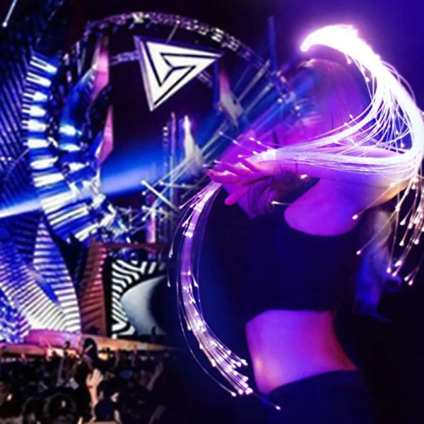 Festival Whip Toy With 360 LED Fiber Optic swivel Bright light - Image 5