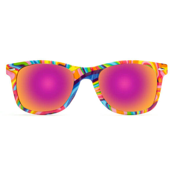 Kandi Swirl Diffraction Glasses – Rainbow Gradient
