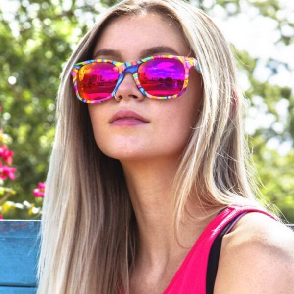 Kandi Swirl Diffraction Glasses – Rainbow Gradient - Image 2