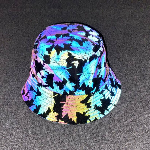 Colorful Reflective Bucket Hat Sunshade - Image 8