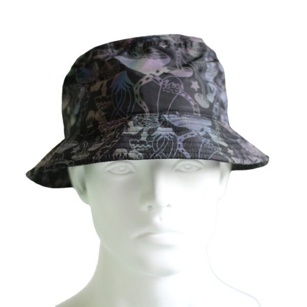 Colorful Reflective Bucket Hat Sunshade - Image 9