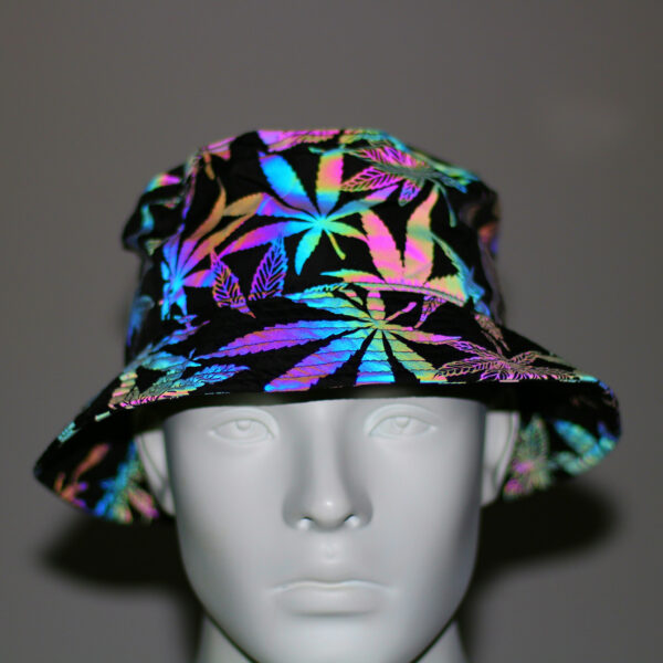 Colorful Reflective Bucket Hat Sunshade - Image 5