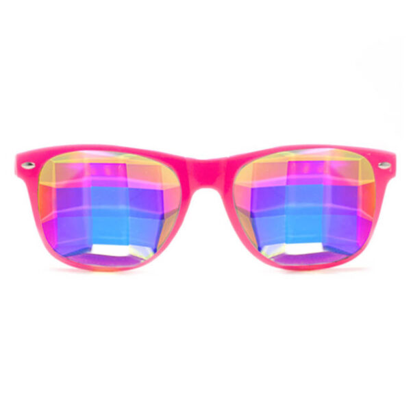 GloFX Bug Eye Ultimate Kaleidoscope Glasses – Pink