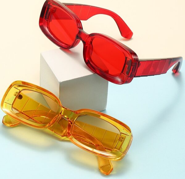 Therapy Colour thick frame Fashion Sunglasses