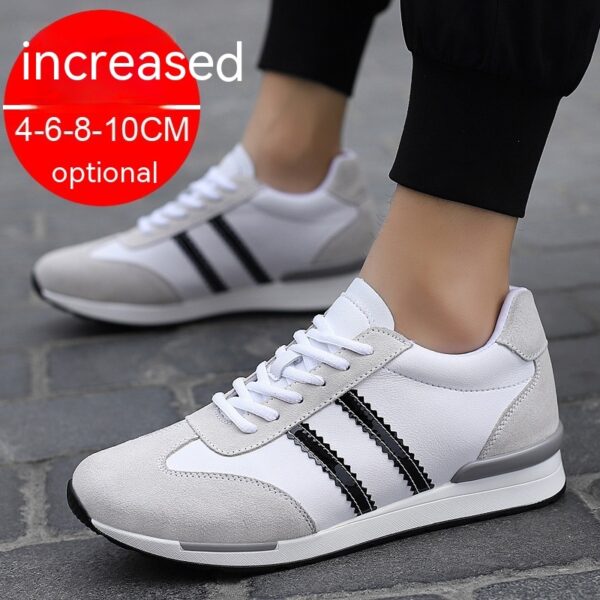 Breathable Casual Skateboard Shoes Trendy White Shoes Sports - Image 6