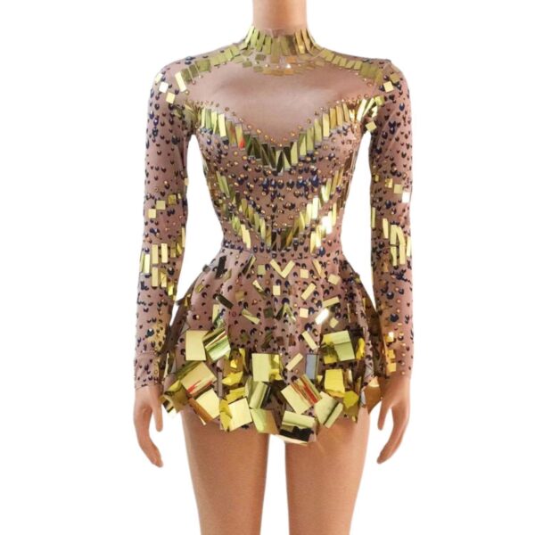 Glamour Spark Mirror-Glow Festival Dress - Image 5