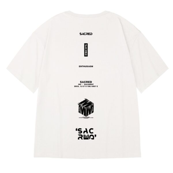 Loose T-shirt SACRED Men's Plus Size - Image 4