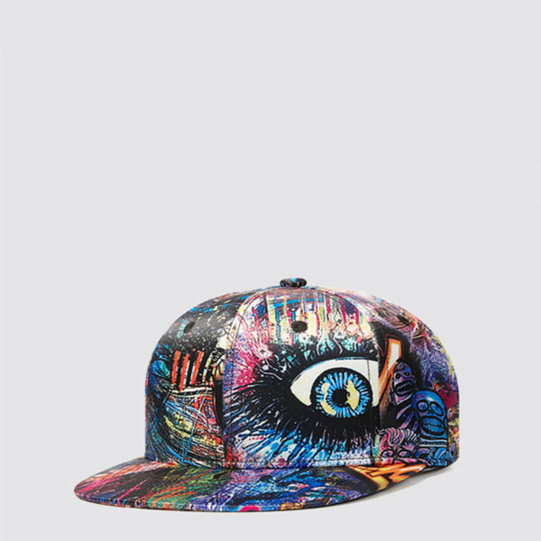 Abstract Graffiti Three-dimensional Pattern Cap