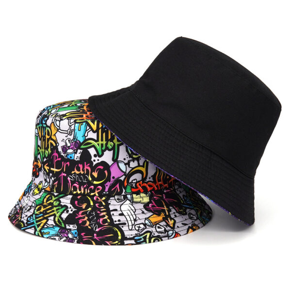 New Cartoon Pattern Double-sided Trendy Outdoor Hat - Image 10