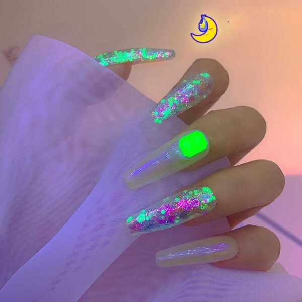 Festival Glow Nail Art Sequin Kit - Image 2