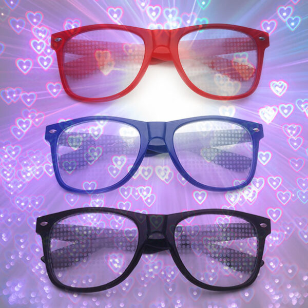 Diffraction Glasses Love Special Effect