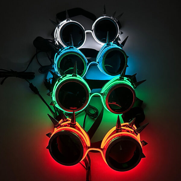 Glow Steampunk Festival Goggles