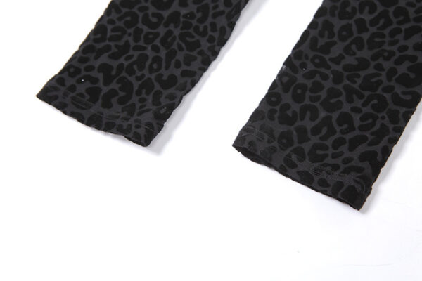 Low Cut Perspective Mesh Slim Fit Jumpsuit - Image 7