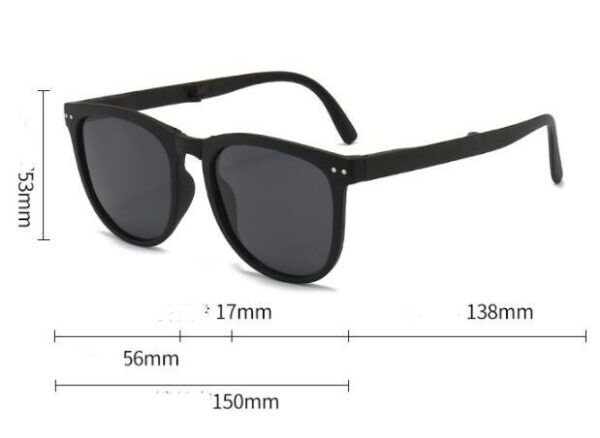 Trendy Foldable Sunglasses For Women TR Polarized - Image 7