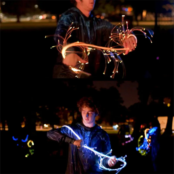 Festival Whip Toy With 360 LED Fiber Optic swivel Bright light - Image 3